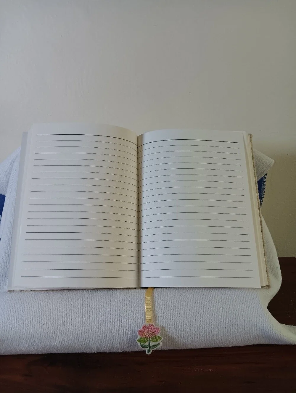 Butterfly & Flowers Fabric Cover Journal
